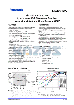 SPM6530-1R0M120 datasheet - Synchronous DC-DC Step down Regulator comprising of Controller IC and Power MOSFET