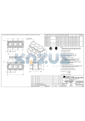 PCSB250-14-1Y datasheet - MULTI-TAP INSULATED CONNECTORS