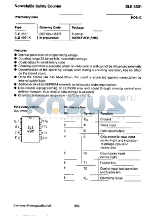 SAB8051 datasheet - NONVOLATILE SAFETY COUNTER