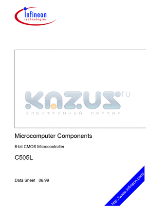 SAB-C505 datasheet - 8-bit CMOS Microcontroller