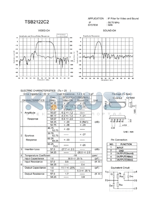 TSB2122C datasheet - IF Filter