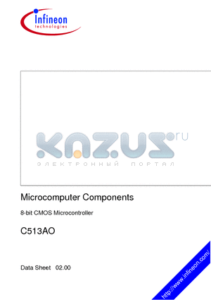 SAF-C513AO datasheet - 8-bit CMOS Microcontroller