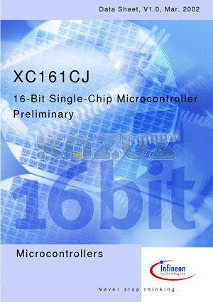 SAF-XC161CJ-16F40F datasheet - 16-Bi t Single-Chip Microcontroller Preliminary
