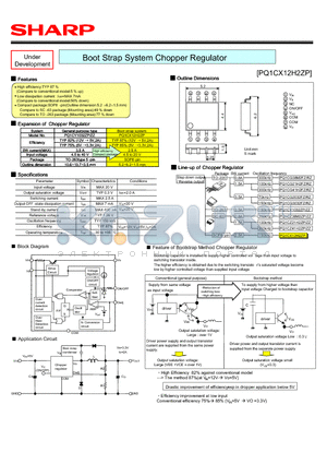 PQ1CX12H2ZP datasheet - Boot Strap System Chopper Regulator