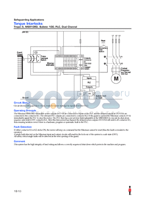 MSR10RD datasheet - Tongue Interlocks