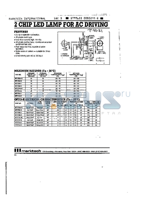 MT1710-Y datasheet - 2 CHIP LED LAMP FOR AC DRIVING