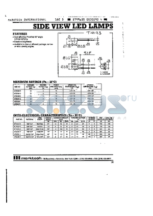 MT2230-Y datasheet - SIDE VIEW LED LAMPS