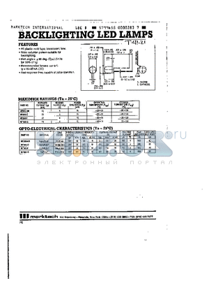 MT263 datasheet - BACKLIGHTING LED LAMPS