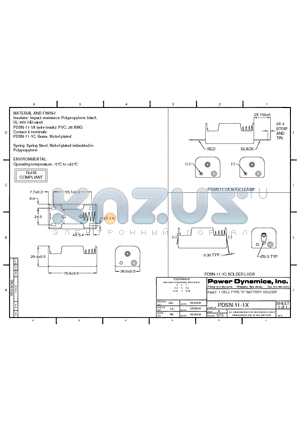 PDSN-11-1A datasheet - 1 CELL TYPE 