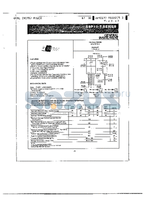 SBP10-45T datasheet - SCHOTTKY RECTIFIER