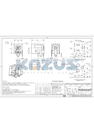 RAPC722 datasheet - POWER JACK, PC MOUNT 0.08 [2.0mm] PIN