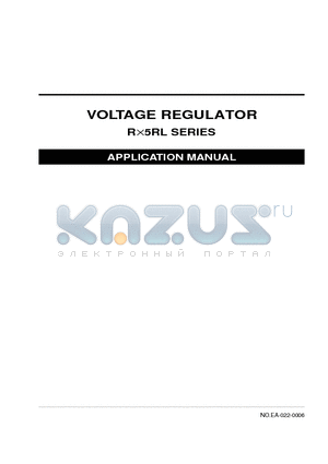 RN5RL20AC-RR datasheet - VOLTAGE REGULATOR