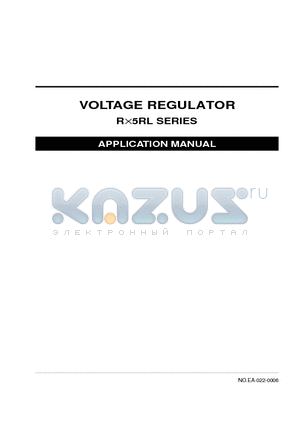 RN5RL21AA-RR datasheet - VOLTAGE REGULATOR