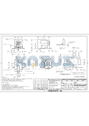 RASM712P datasheet - POWER JACK, SURFACE MOUNT 0.10 [2.5mm] PIN