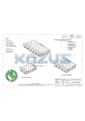 P-U77-AX41M-X081 datasheet - 1XN SFP CAGE ASSEMBLY WITH ELASTOMERIC GASKET