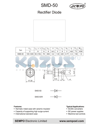 SMD-50 datasheet - Rectifier Diode