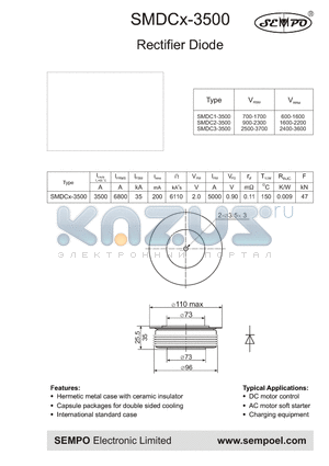 SMDC2-3500 datasheet - RECTIFIER DIODE