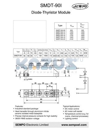 SMDT-90I datasheet - Diode-Thyristor Module