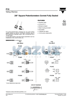 P10YPR datasheet - 3/8