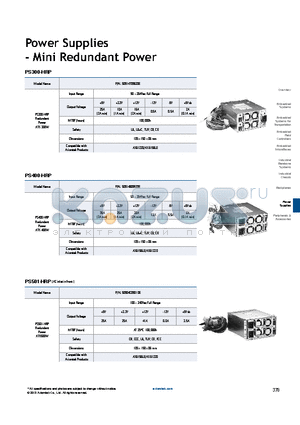 PS501-HRP datasheet - Power Supplies