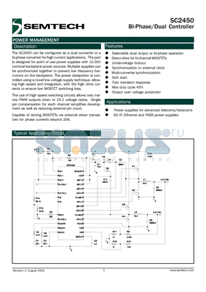 SC2450EVB datasheet - BI-Phase/Dual Controller