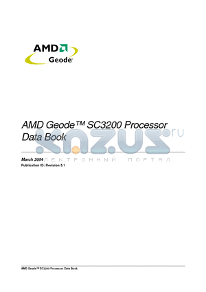 SC3200UFH-233F datasheet - AMD GEODE-TM SC3200 PROCESSOR