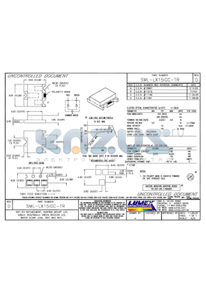 SML-LX15IGC-TR datasheet - SOT-23 REPLACEMENT