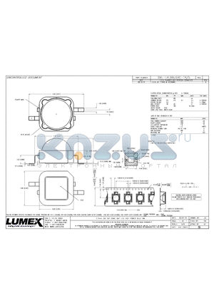 SML-LXL99USBC-TR-5 datasheet - 7.7mm DIA TOP DOME SMT LED HIGH POWER BLUE 5W.