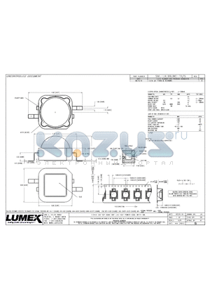 SML-LXL99UWC-TR-5 datasheet - 7.7mm DIA TOP DOME SMT LED HIGH POWER COOL WHITE 5W.