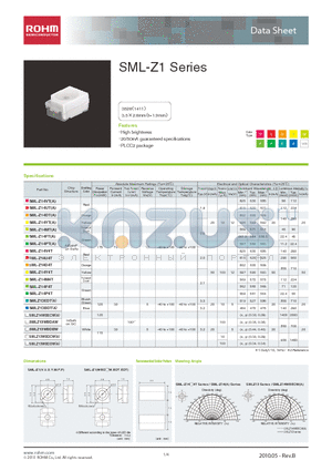 SML-Z12BW1P datasheet - High brightness