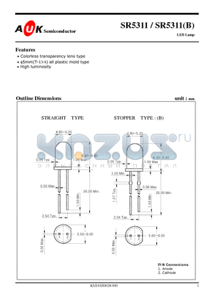 SR5311B datasheet - LED Lamp