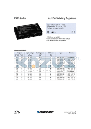 PSC158-7IR datasheet - 6...12 A Switching Regulators