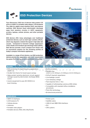 PESD0603-240 datasheet - ESD Protection Devices