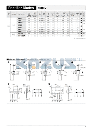RBV-150C datasheet - Rectifier Diodes