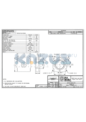 SMS-1308MS-R datasheet - SPEAKER