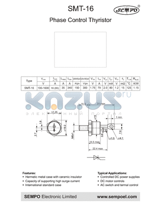 SMT-16 datasheet - Phase Control Thyristor