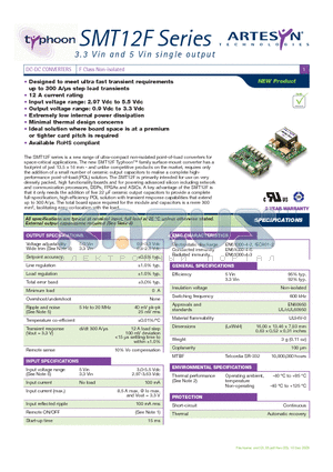 SMT12F-03S2V6J datasheet - DC-DC CONVERTERS F Class Non-isolated
