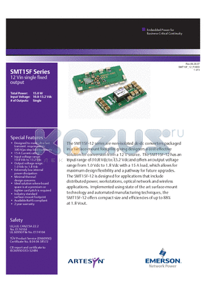 SMT15F-12S1V2J datasheet - non-isolated dc-dc converter
