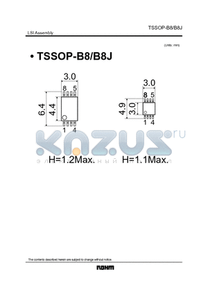 TSSOP-B8 datasheet - LSI Assembly