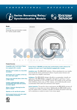 RRS-MOD datasheet - Synchronization Module