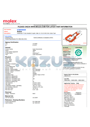 SD-19004-001 datasheet - InsulKrimp Fully Insulated Coupler
