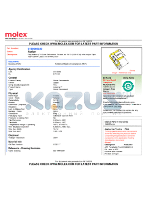 SD-19006-001 datasheet - Flag Avikrimp Quick Disconnect