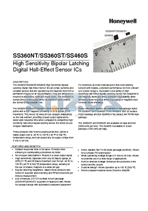 SS360NT datasheet - High Sensitivity Bipolar Latching