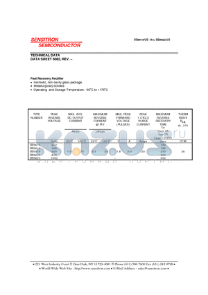 SS5615US datasheet - Fast Recovery Rectifier