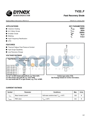 TV2212FK datasheet - Fast Recovery Diode