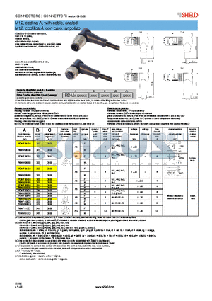 RDMF00400 datasheet - M12, coding A, with cable, angled