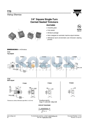 T73XH500TU50 datasheet - 1/4