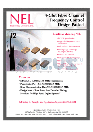 SD-A298A-FREQ datasheet - Differential Positive ECL (DPECL 3.3V)