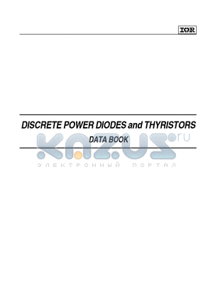 SD103R25S20PBV datasheet - DISCRETE POWER DIODES and THYRISTORS