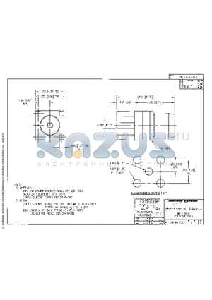 SD360-060-0040H datasheet - BMA STRAIGHT PCB MOUNT PLUG